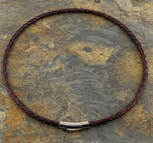 Brown leather Necklace