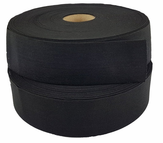 black bungee elastic 50 mm wide