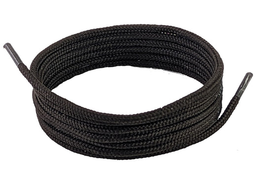 Dark brown work boot laces